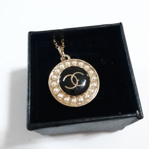 Authentic button necklace